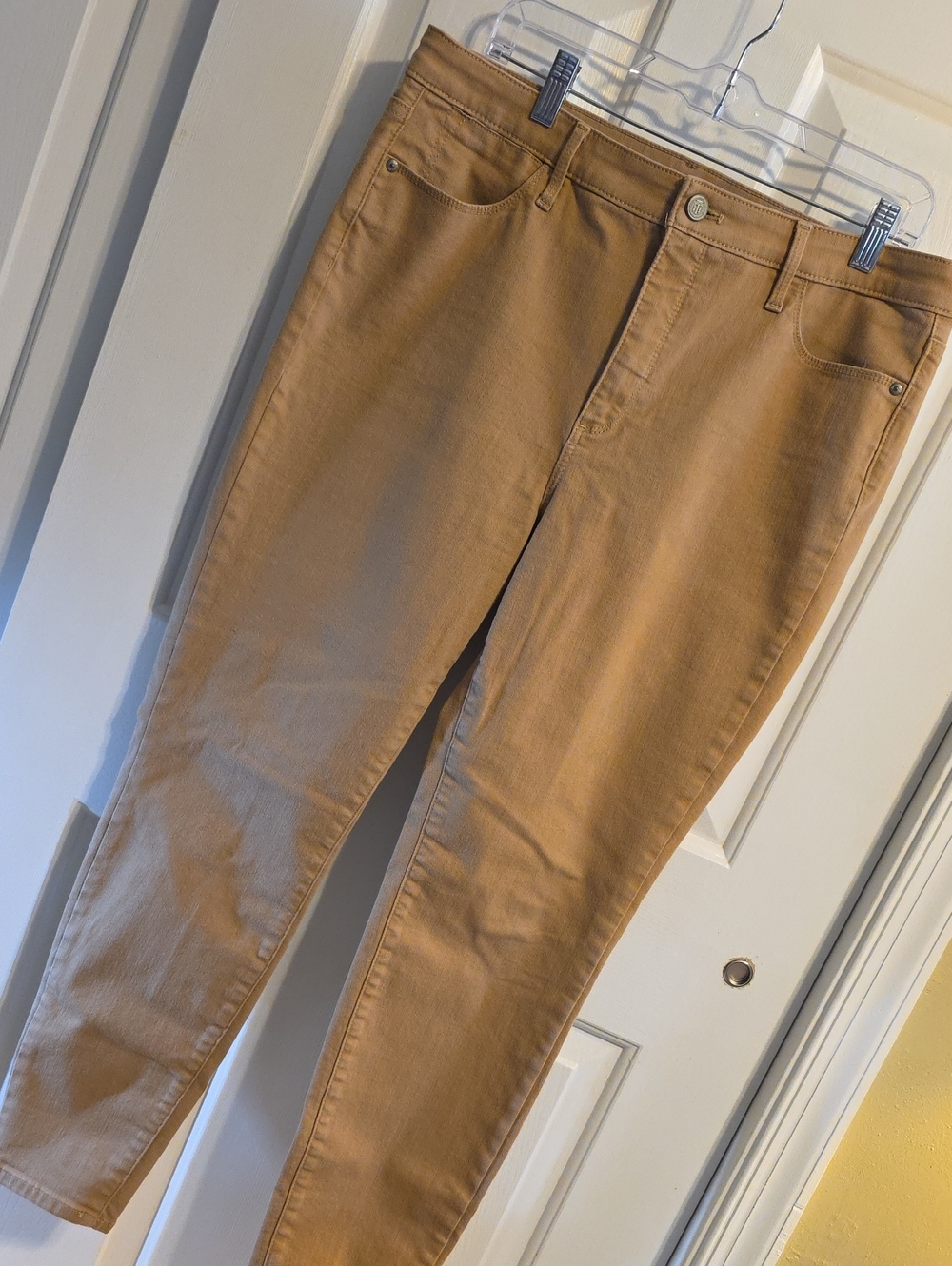 Talbots Slim Skinny Jeans in Camel Tan